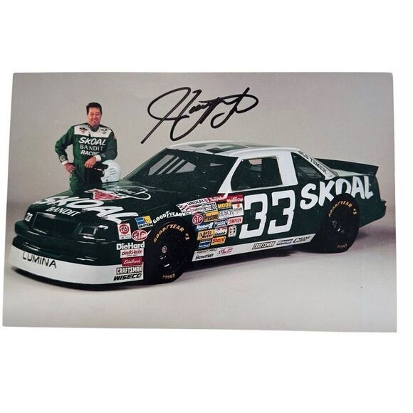Harry Gant 9” x 6” Autographed NASCAR Hero Card #33 SKOAL Bandit Chevrolet - Picture 1 of 3